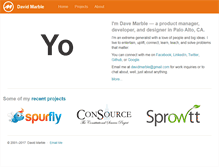 Tablet Screenshot of davidmarble.com